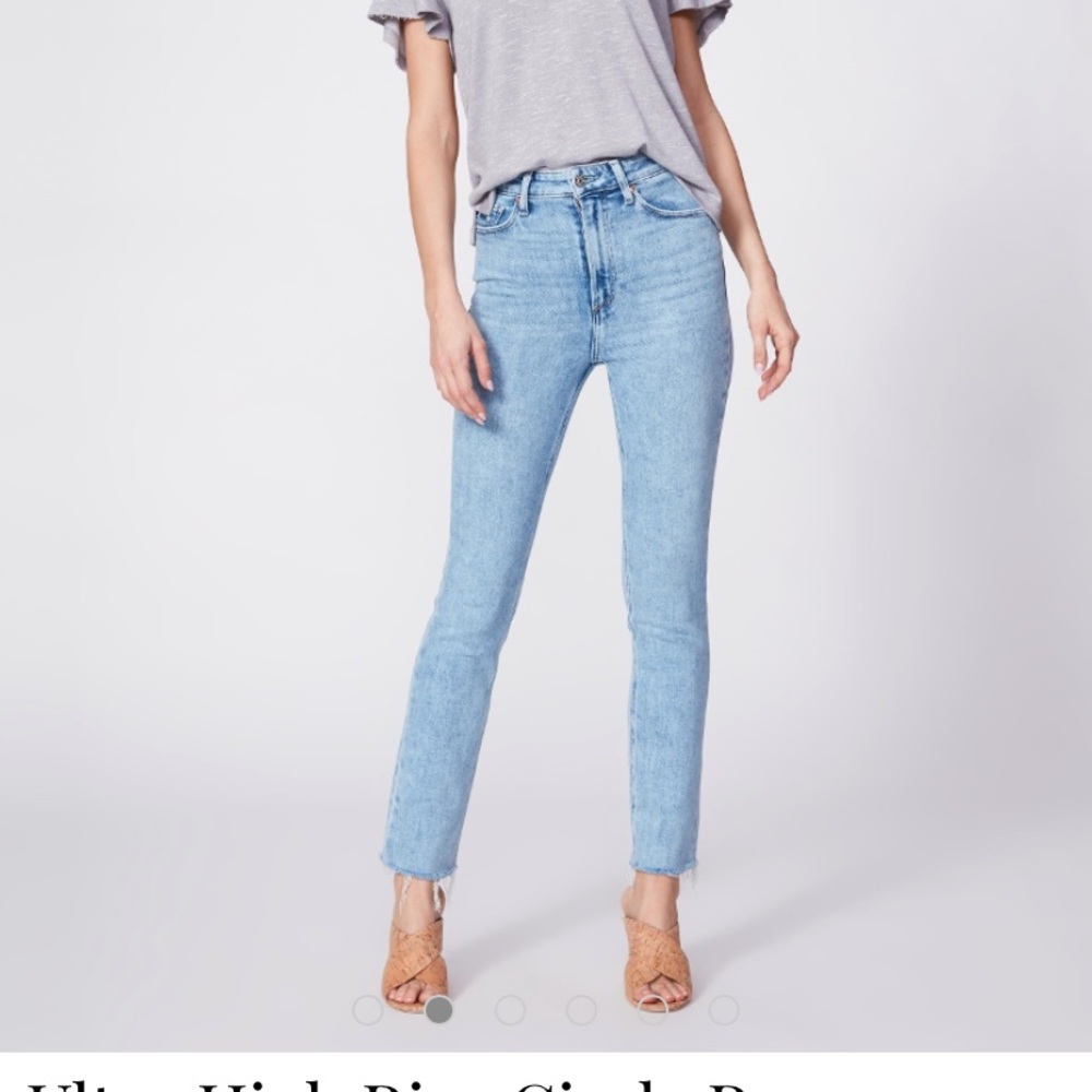 Paige Ultra High Rise Cindy Raw Hem 25